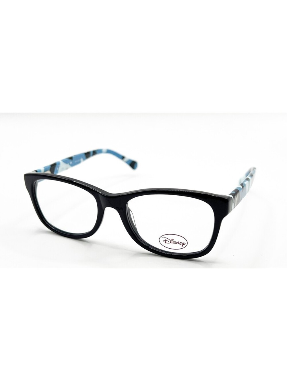Disney 2003 1434 Black Blue Striped Authentic Eyeglasses 46-16-130